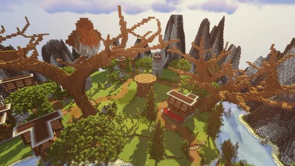 Aperçu de la map - arbre géant
